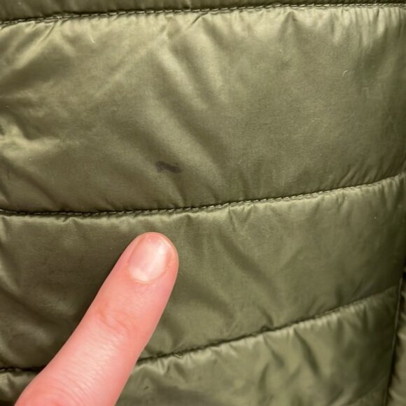 Green Patagonia Long Quilted puffer coat Size L - Picture 5 of 6